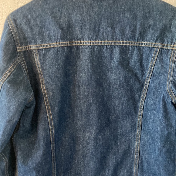 Edwards Lowell Beverly Hills Vintage Jacket With Mink Fur St. Moritz Denim Small - Picture 9 of 12